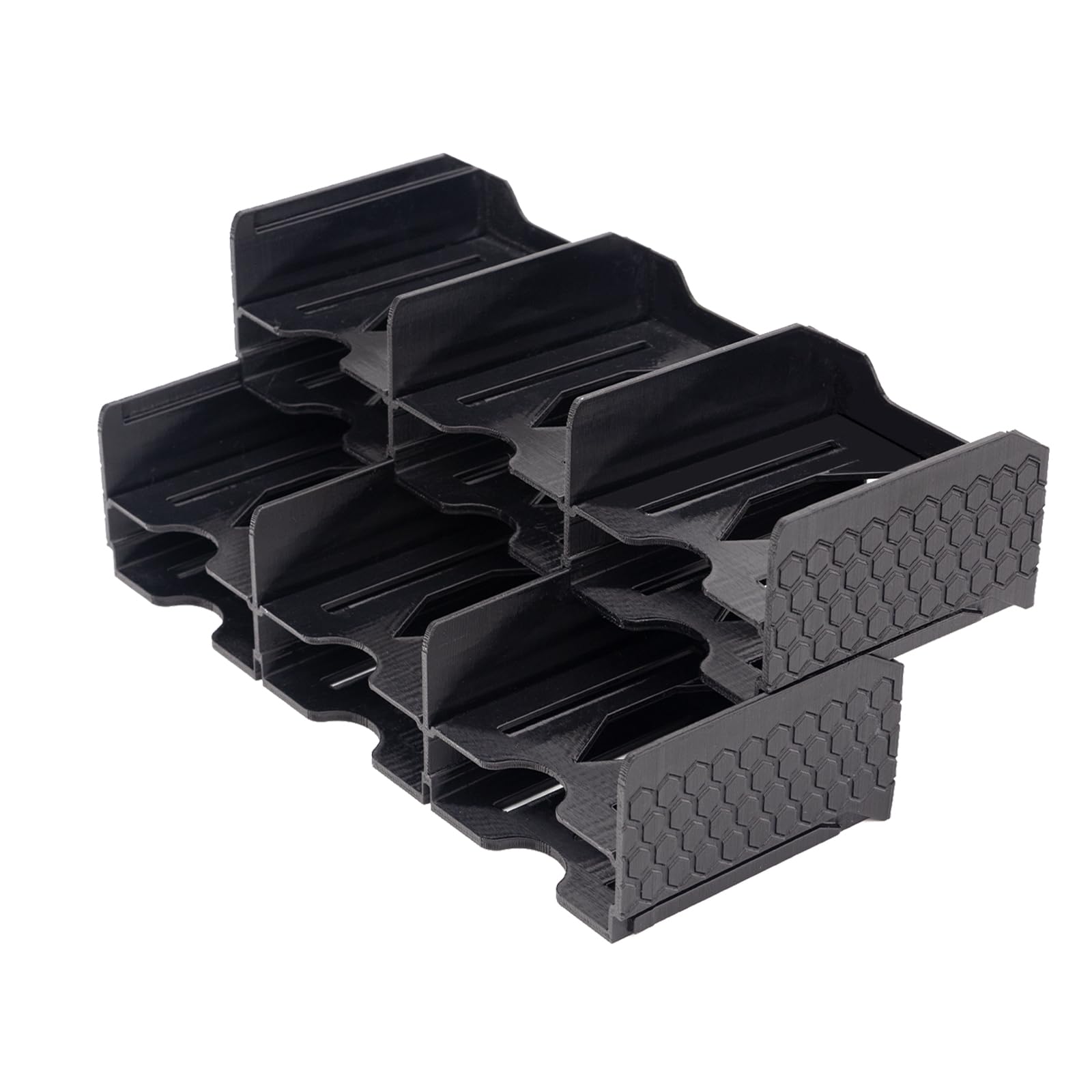 Photo 1 of JstFrU Card Case Black | Card Sorting Tray for Catan Resource Cards - Gaming | Game Accessory for The Catan Board Game | Suitable for The Expansion of Catan Game Cards and All Other Card Games