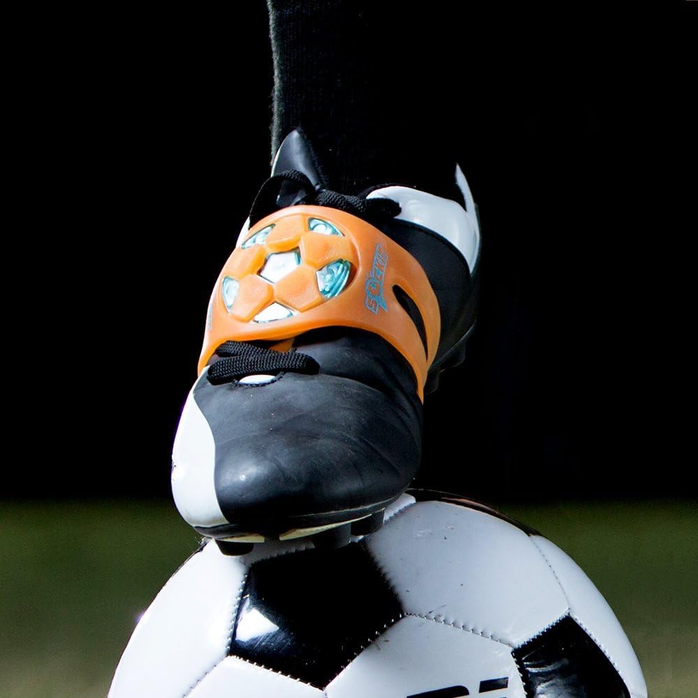Sockit The Soccer Toy - A Training Device for Kids with LED Flashing Lights and Industrial Strength Plastic Strap - Amp up Soccer Practice with The Comes in 4