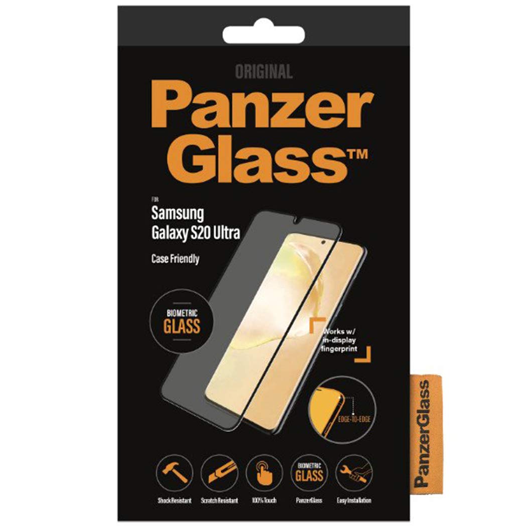PanzerGlass 7224 Screen Protector Mobile Phone/Smartphone Samsung 1 Piece(s) 7224, Screen Protector, Mobile Phone/Smartphone, Samsung, Galaxy S20 Ultra, Resistant to