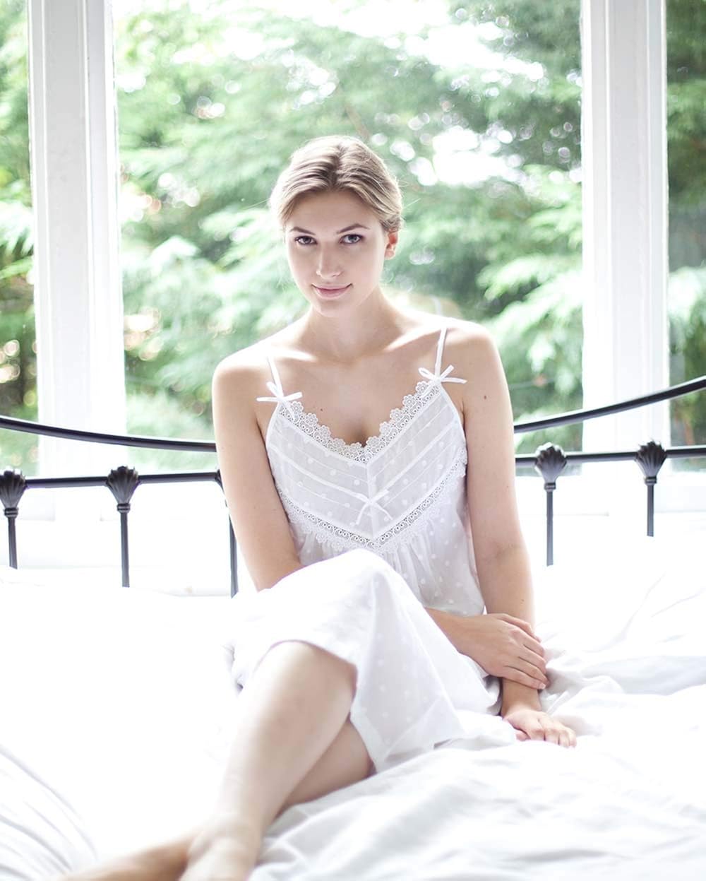 cotton strappy nightdress