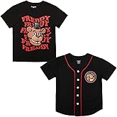 Five Nights at Freddy's Freddy Boy's 2-Pack Black Baseball Jersey & Short Sleeve T-Shirt Combo Set