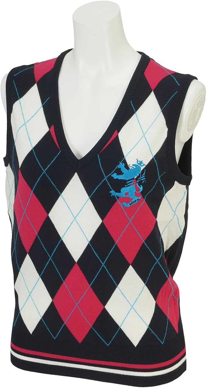 Amazon アドミラル Admiral アドミラル アーガイル ｖネックニットベスト レディースニットベスト Adla621 Nvy 16春夏 ネイビー L Ladies ベスト 通販