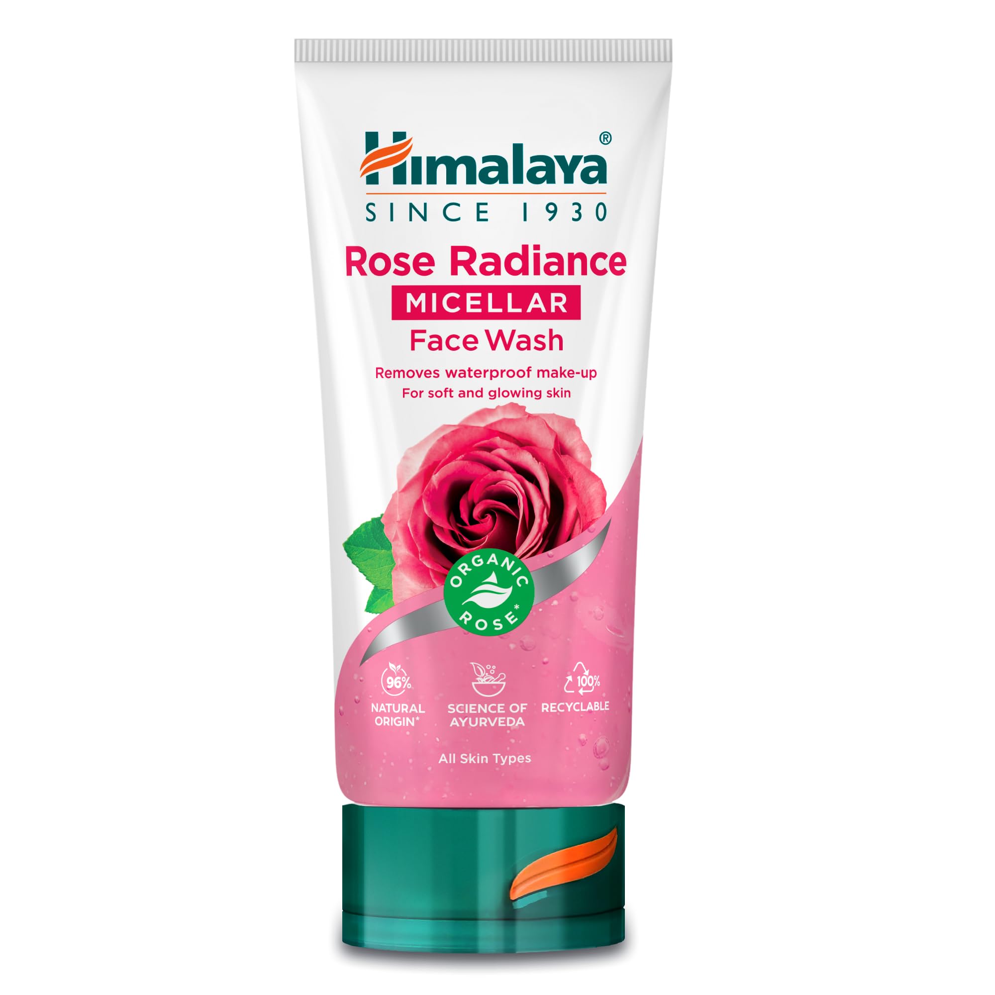 Himalaya Rose Micellar Make Up Removing Face Wash, For Soft and Glowing Skin, 150ml