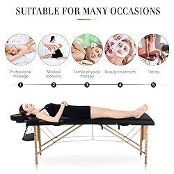 Hudada Massage Table Professional Portable Height