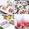 Suhsai-9-Piece-Portable-Stainless-Steel-Cutlery-Set-Steel-Utensils-Knife-Spoon-Fork-Chopsticks-Cleaning-Brush-Wheat-Straw-Box-CaseTableware-Camping-Picnic-Travel-Cutlery-Set-Pink Suhsai 9 Piece Portable Stainless Steel Cutlery Set, Steel Utensils Knife, Spoon, Fork, Chopsticks, Cleaning Brush, Wheat Straw Box Case,Tableware, Camping, Picnic, Travel Cutlery Set (Pink)