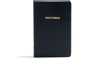 KJV Gift and Award Bible, Black Imitation Leather, KJV Holy Bible, Red Letter, Pure Cambridge Text, Presentation Page, Easy-to-Read Bible MCM Type