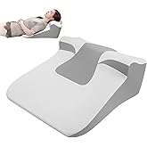 LiebKomfon Bed Wedge Pillow for Sleep Apnea, Acid Reflux & Snoring Relief, Post-Surgery Recovery Pillow with Ergonomic 3-in-1 Certified Memory Foam for Back, Neck & Head Support