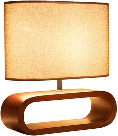 Naturholz Tischlampe Einfache Und Moderne Tischlampe Nachttischlampe Kommode Stoffschirm Tischlampe Schlafzimmer Massivholz Schreibtischlampe Lampen Wohnzimmer Tischlampe Amazon De Beleuchtung