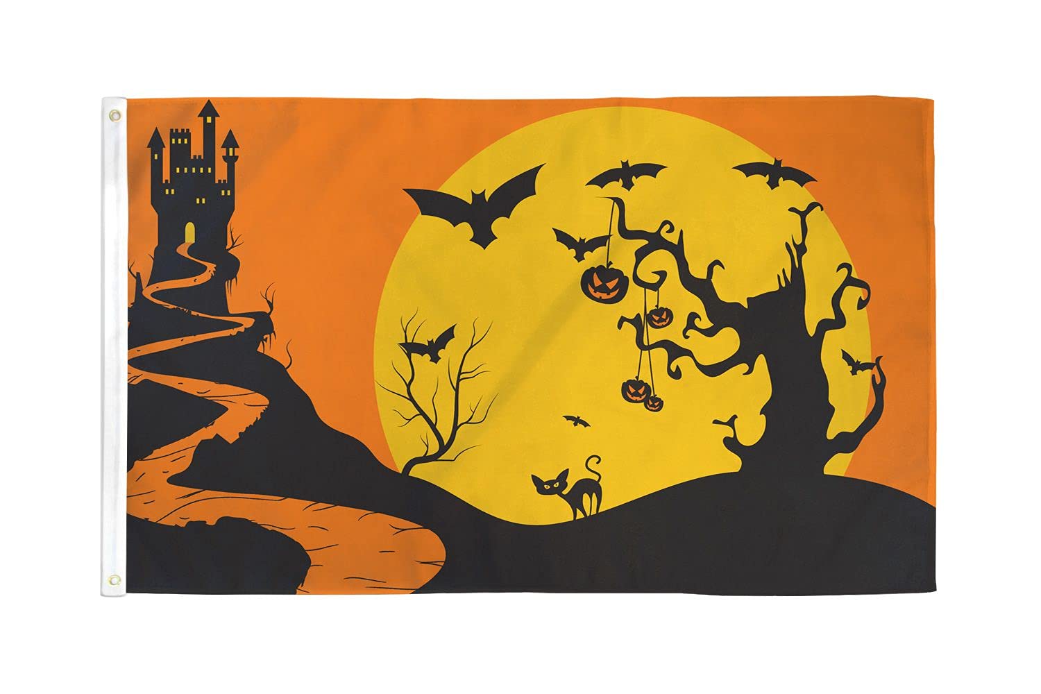 AZ FLAG - Halloween Terror Night Flag - 3x5 Ft - 100D Polyester Halloween Banner with Two Metal Grommets - Fade Resistant - Vivid Colors - 3' x 5' Feet - 150x90 Cm
