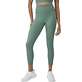 Hanes Womens Leggings Clothing, Moves 7/8 Soft Leggings with Pocket, Moisture Wicking Women's Clothing, Pants, 25" Inseam