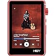 HiBy R3 II 2025 Hi-Fi Lossless Audio Player – Portable with Bluetooth 5.1, WiFi, DSD, PCM, MQA Streaming, Dual ES9219C, MQA 16X, Tidal/Qobuz, 2TB Extended Memory (Red)