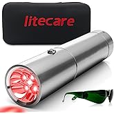 Red Light Therapy Wand, Handheld Portable Red & Infrared Light Therapy Device for Pain Relief, Muscles & Joints, Flashlight-Style Infrared Wand for Home & Travel Use(5 Wavelengths)