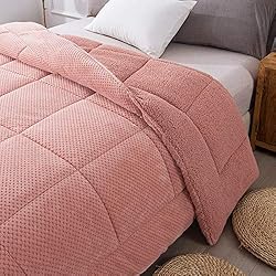 KASENTEX Luxury Plush Sherpa Comforter, Cozy Ultra