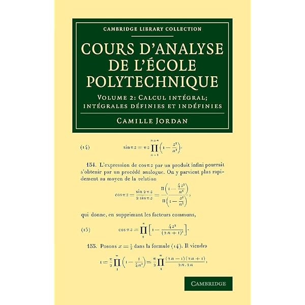 Amazon.com: Cours d'analyse de l'ecole polytechnique: Volume 1