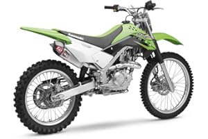 Yoshimura RS-9 Works Finish Complete Exhaust with Stainless Header (Enduro/Stainless/Aluminum/Carbon Fiber) for 11-21 Kawasaki KLX140L