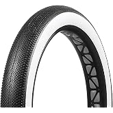 Vee Tire 20x4.0 White Wall Bike Tire. Speedster E-Bike 50 Capable with Multi Purpose Compound and B-Proof Armid Belt Puncture Protection, Folding Bead and Tubeless Ready.