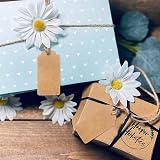 G2PLUS Kraft Paper Gift Tags 100 Pcs Large 5x10cm Brown Blank Tags view 9