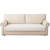 Eismodra Couch Cover,Sectional Couch Covers,Sofa Covers for 3 Cushion Couch,Anti-Slip Sofa Slipcovers for Dogs Cats Kids Loveseat Recliner L Shaped Armrest Backrest,White 36''x70''(Only 1 Piece)