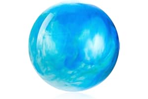 Grevosea 15 Inch Large Bouncy Ball Inflatable Balls Beach Ball Marbleized Bouncy Ball Colorful Cloud Bouncing Balls for Adults Pet Outdoor Summer Beach Party Supplies School Water Fun
