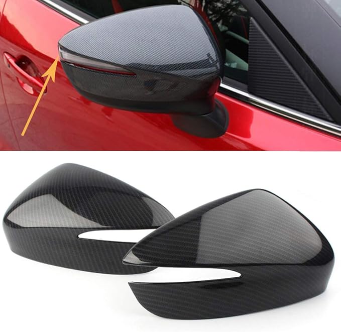 Newsmarts 2x Carbon Fiber Color Replacement