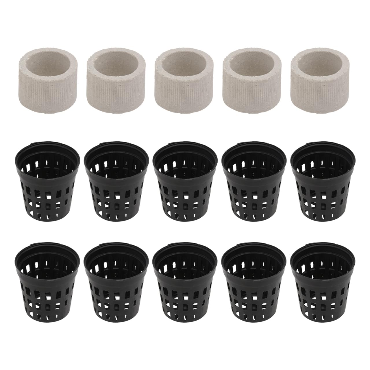 POPETPOP 15pcs/ Set Fish Tank Water Plants Fix Ring Aquarium Plant Pot Aquatic Plant Fixed Holder for Aquarium Decoration Fish Tank Accessories