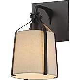 Maxim 16180OMDBZ Bandera Wall Sconce, 1-Light E26 Medium Base, Dark Bronze (Bulbs NOT Included)