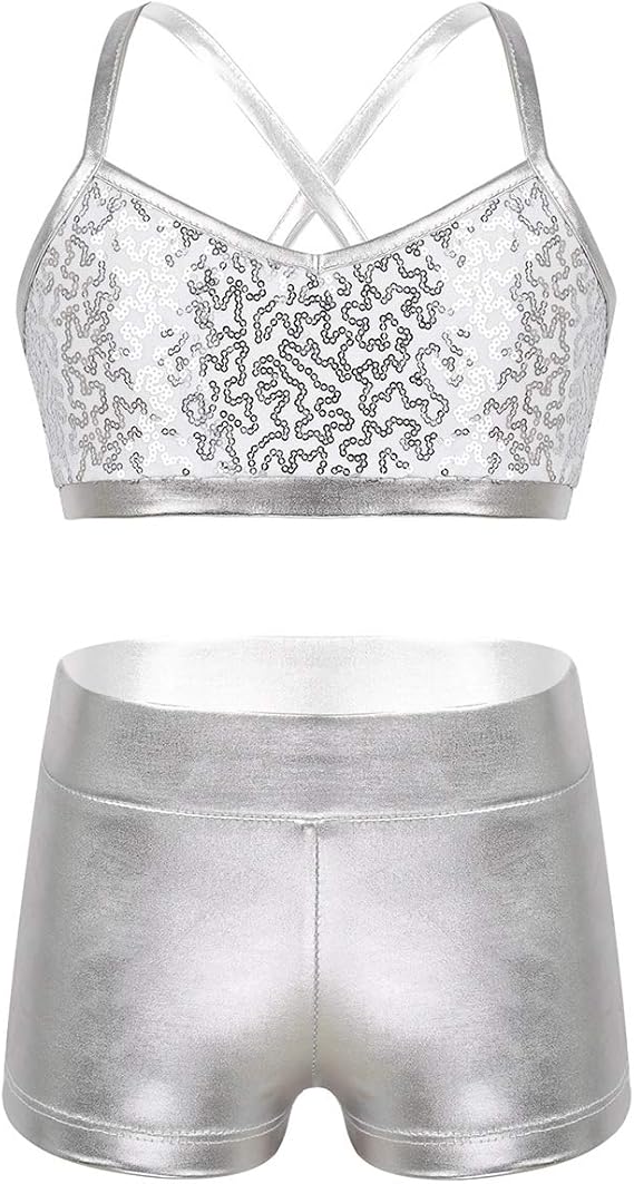 pantaloncini paillettes bambina