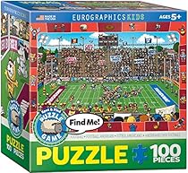 EuroGraphics Football Spot & Find Small Box Puzzle (100 Pieces)