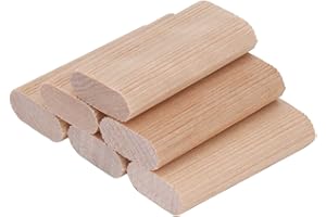 FTVOGUE 50PCS Beechwood Loose Tenon Joinery Plates for Woodworking Furniture Splicing and Alignment