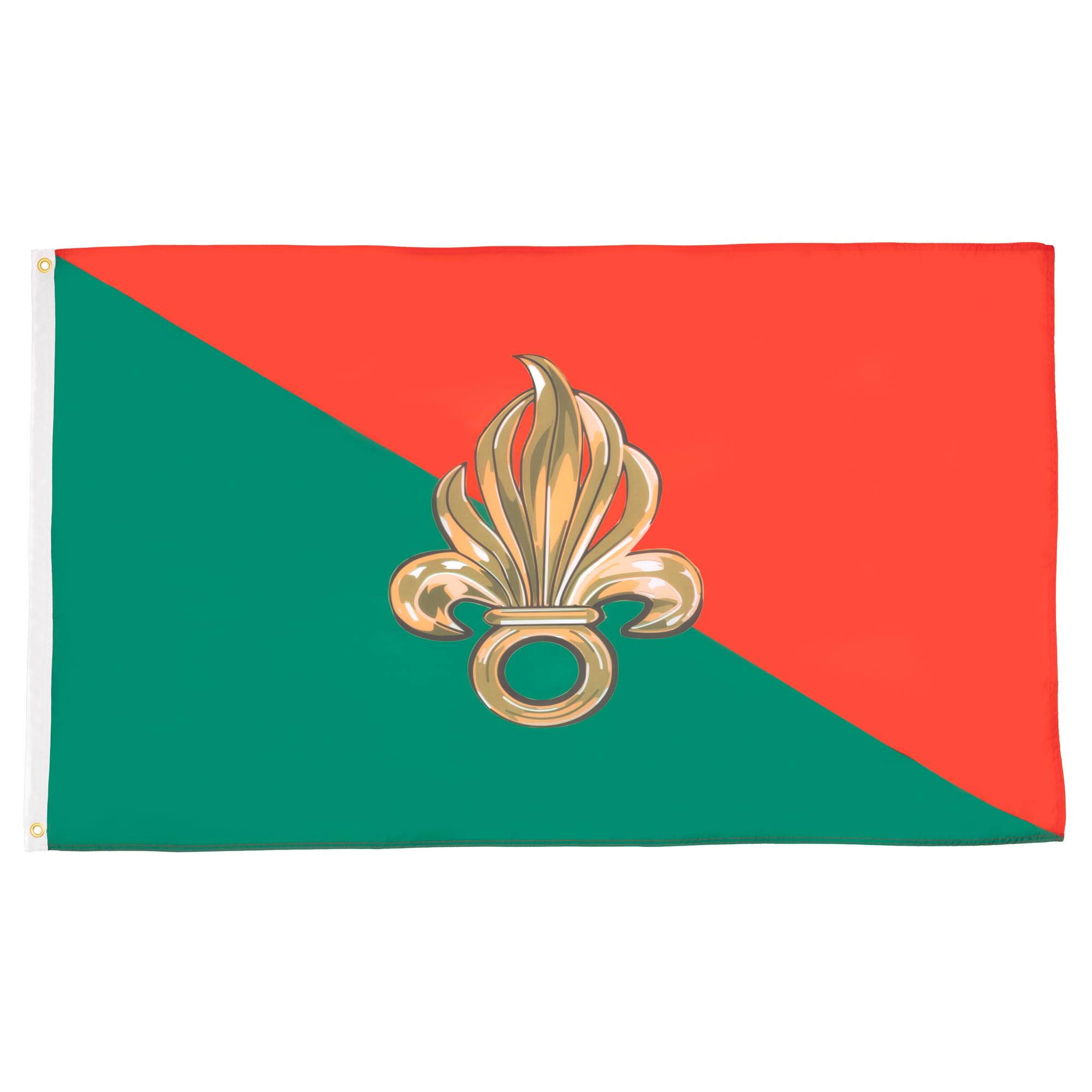 AZ FLAG - French Foreign Legion Flag - 3x5 Ft - 100D Polyester Army Of France Banner with Two Metal Grommets - Fade Resistant - Vivid Colors - 3' x 5' Feet - 150x90 Cm
