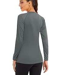 MAGCOMSEN Running Shirts - Long Sleeve Rash Guard