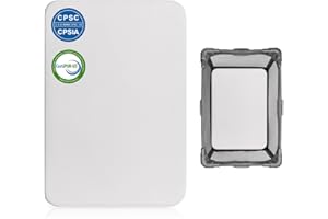 Blissful Diary Pack and Play Mattress Pad, 38x26 Pack N Play Mattresses with Removable Ultra-Soft Jacquard Cover for Baby and Toddlers, Portable High Density Foam Mattress for Pack and Play, White