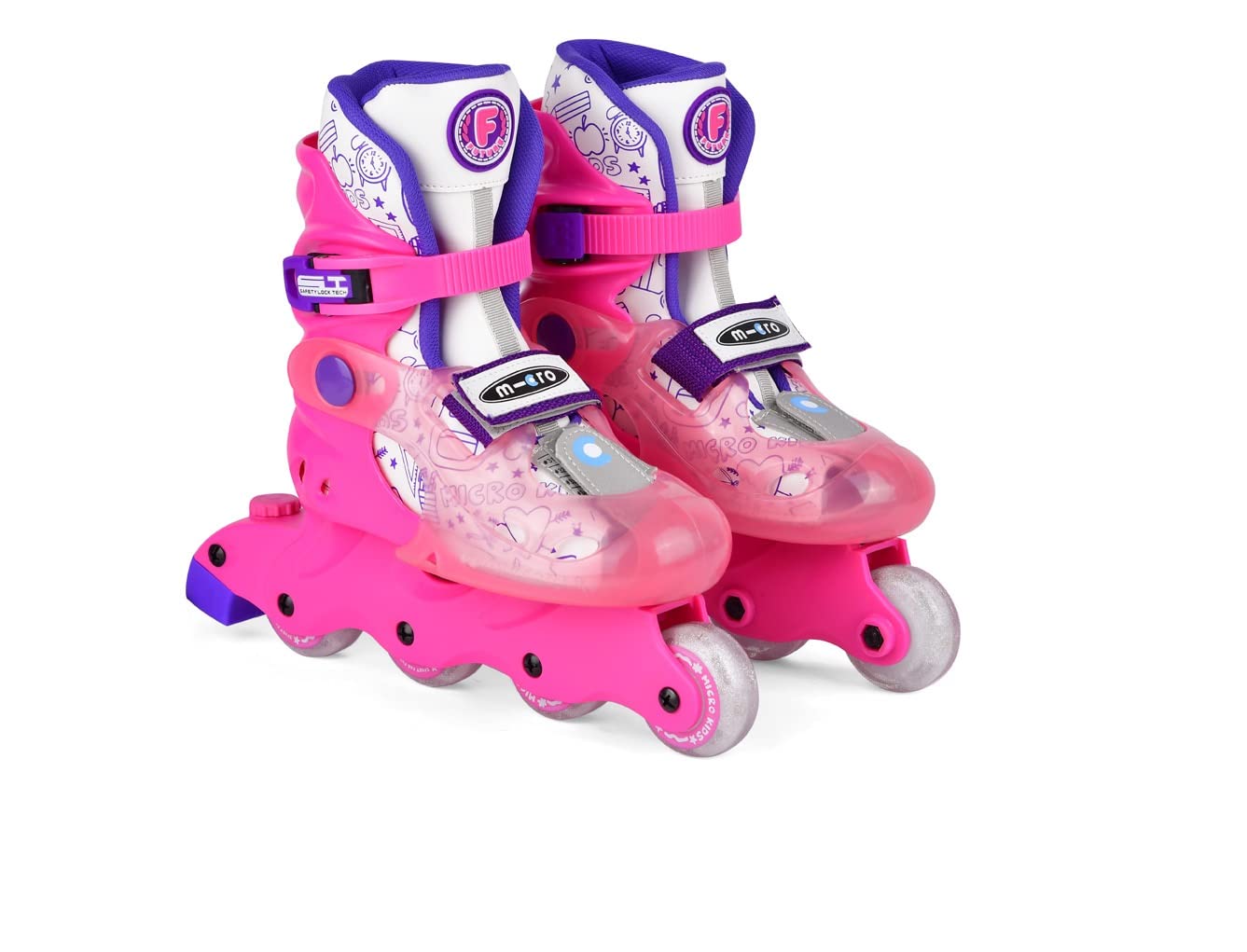 Micro Mobility Future Plum MIS0001 Children's Roller Skates Polypropylene Purple Pink Size 23-26