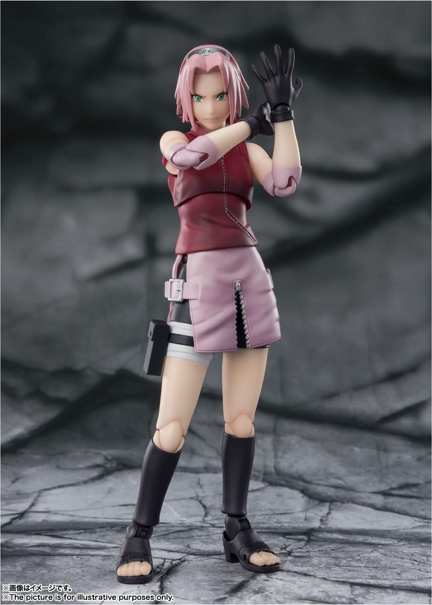 TAMASHII NATIONS - Naruto Shippuden - Sakura Haruno - Inheritor of Tsunade's Indominable Will, Bandai Spirits S.H.Figuarts Action Figure