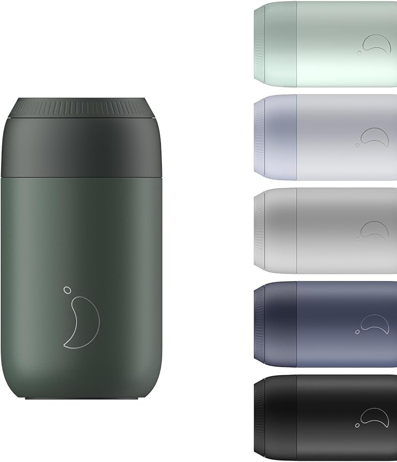 Chillys Series 2 Coffee Cup Pine Green 340ml Double Wall Vacuum