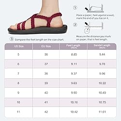 MEGNYA Comfortable Sport Sandals for Womens, Casual