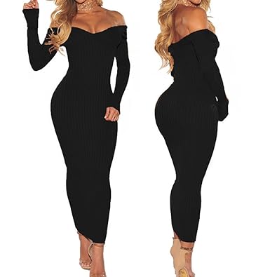 Amazon Com Goodtrade8 Women Sexy Off Shoulder Long Sleeve