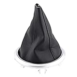 Akozon Shift Lever Cover Black Manual Transmission