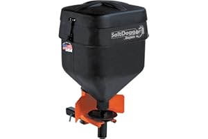 Buyers Products TGSUV1B SaltDogg Tailgate Salt Spreader, 4.41 cu ft/331 lb Capacity, Manual Open/Close Gate w/Gravity Feed, Residential Salt Spreader