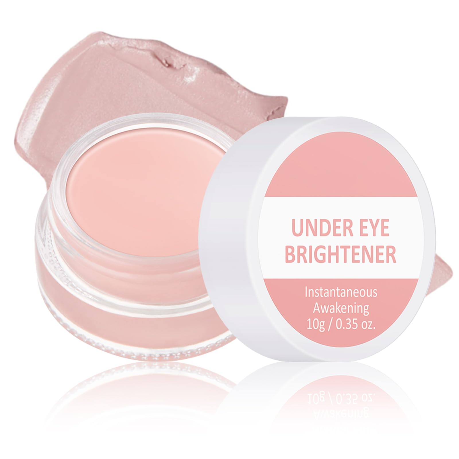 Erinde Under Eye Brightener, Under Eye Concealer Full Coverage, Under Eye Colour Corrector Dark Circles, Waterproof Pink Concealer Makeup #01
