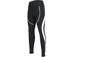 SPOEAR Women's Cycling Pants 3D Padded Compression Tight, Long Bike Bicycle Pants with Wide Waistband