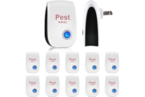 WYEWYE Ultrasonic Pest Repellent 10 Pack,Electronic Pest Ultrasonic Repellent Plug in,Mosquito Repellent Ant Traps Indoor,Pest Mosquito Spider Rodent Ant Killer for Home School,Humane Safe Pest Control