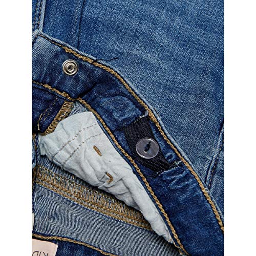 Kids ONLY meisjes Jeans Konemily St Raw Med Blue Jeans Noos - Afbeelding 6