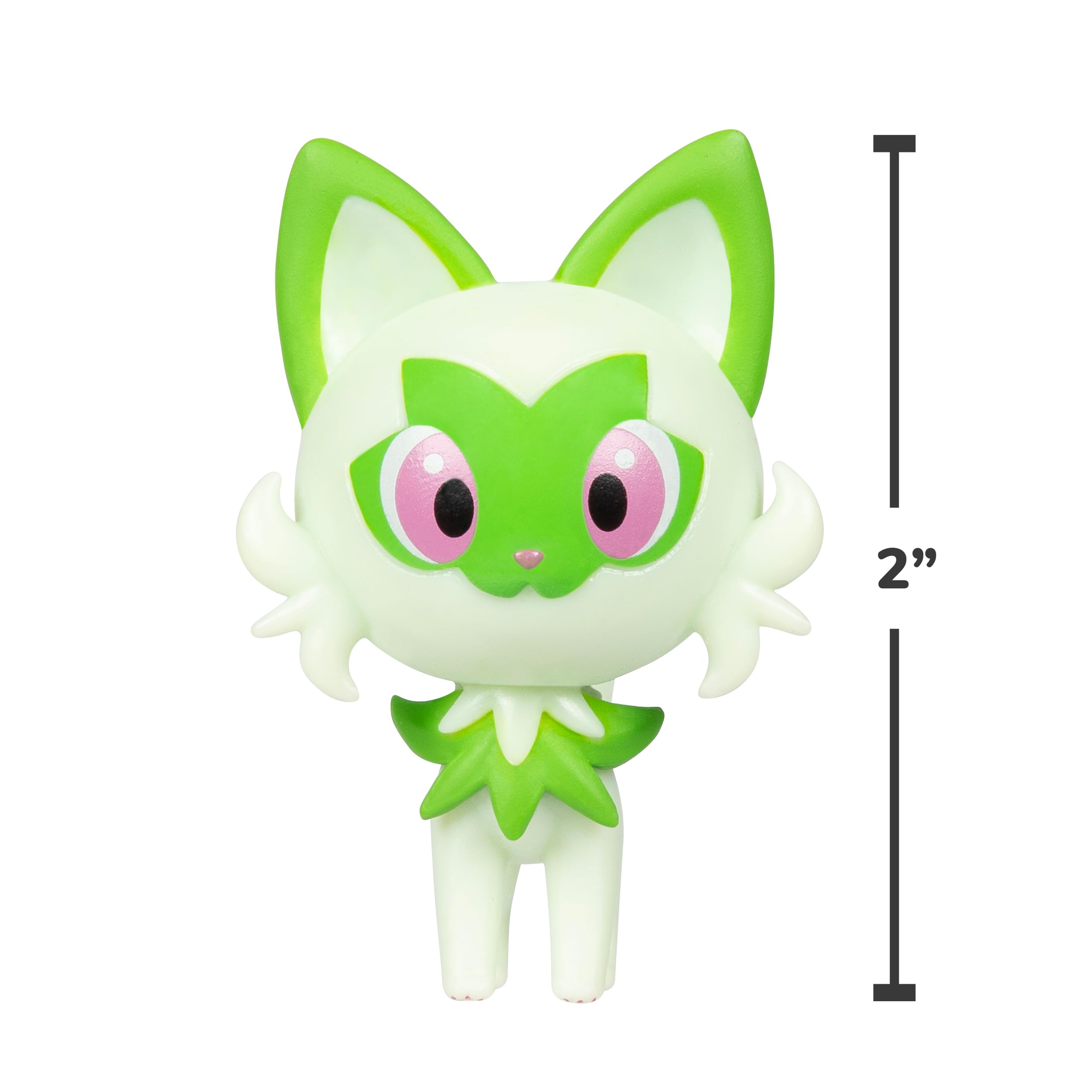 Pokemon Battle Figure 2 Pack - 2-Inch Sprigatito and 4.5-Inch Snorlax Battle Ready Figures