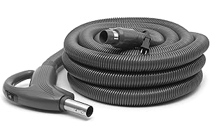 Broan-NuTone BN32DV Central Vacuum System 30-feet Deluxe Dual-Voltage Hose, Grey