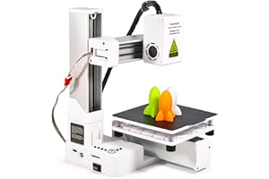 Small 3D Printer, Precision 3D Printer for Beginners Frequency Division Multiplexing Compact 4x4x4 Inch Printing Size with Al