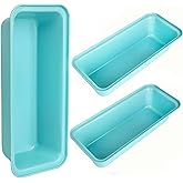 Proigtz 3-Pack 13x5 Nonstick Loaf Pan, 450°F Oven Safe Carbon Steel Bread Pans for Easy Release & Quick Clean, Ideal for Home Bakers Baking Banana Bread, Meatloaf, Cake & Sourdough