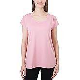 Tuff Ladies' Active Keyhole Tee, Variety (Blush, Small)