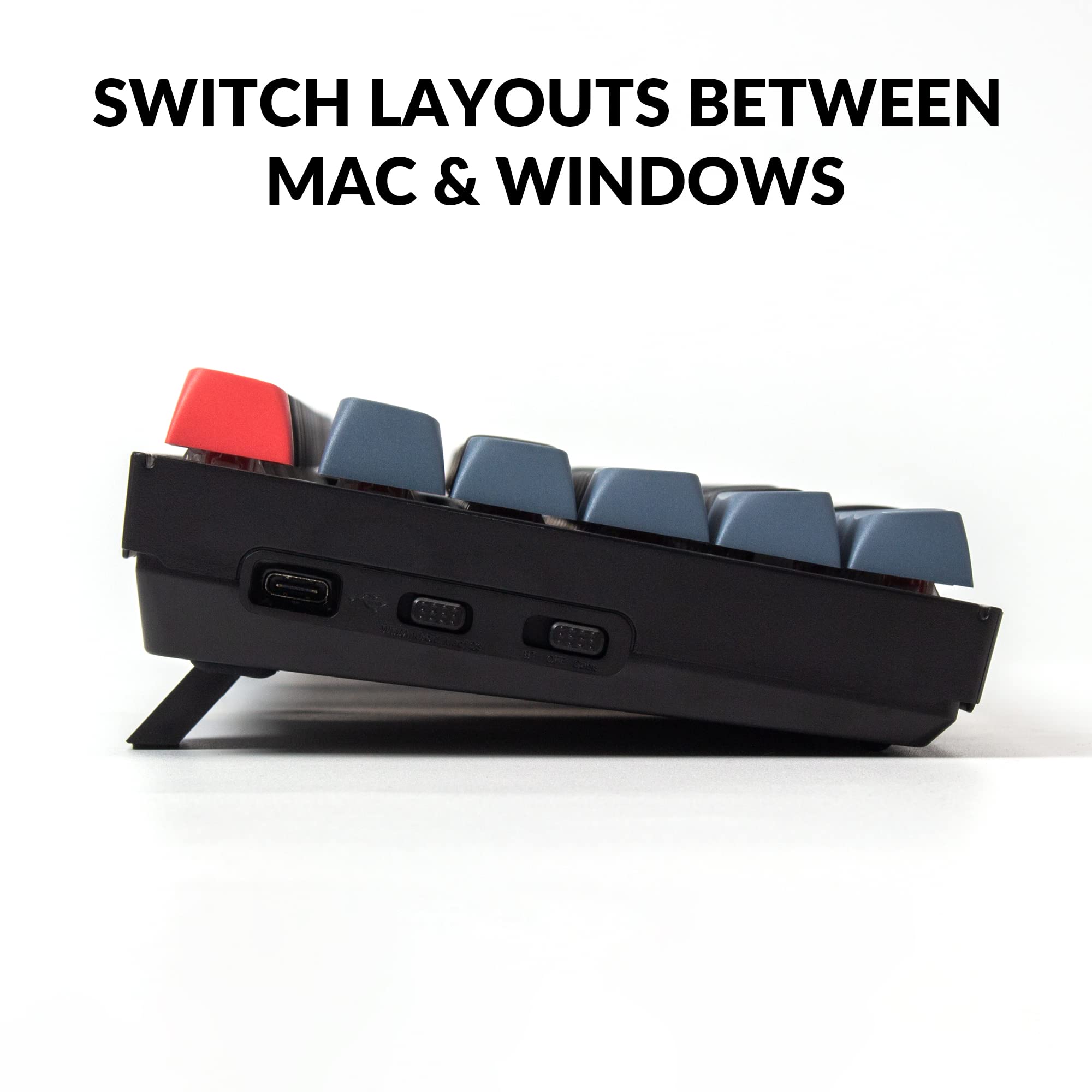 Keychron K8 Pro Wireless Custom Mechanical Keyboard, QMK/VIA Programmable Bluetooth/Wired White Backlight Tenkeyless with Hot-swappable Gateron G Pro Brown Switch Compatible with Mac Windows Linux