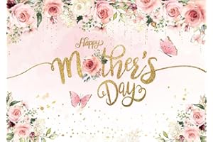 LTLYH 7x5ft Mother's Day Photography Backdrop Mothers Day Party Banner Photo Backdrop Mother's Day Brunch Decoratios Background Studio Props 264